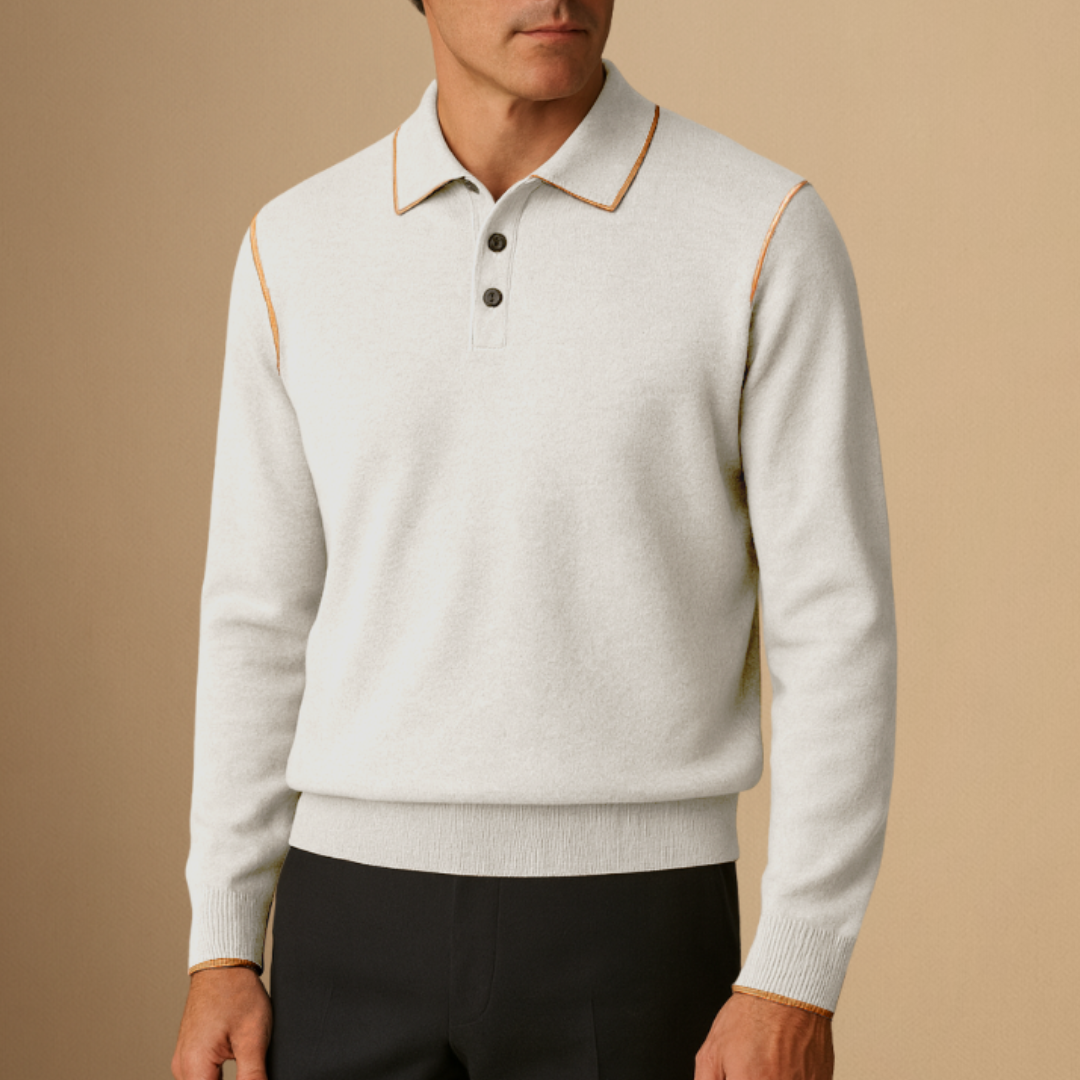 Wilson | Cashmere Polo Sweater