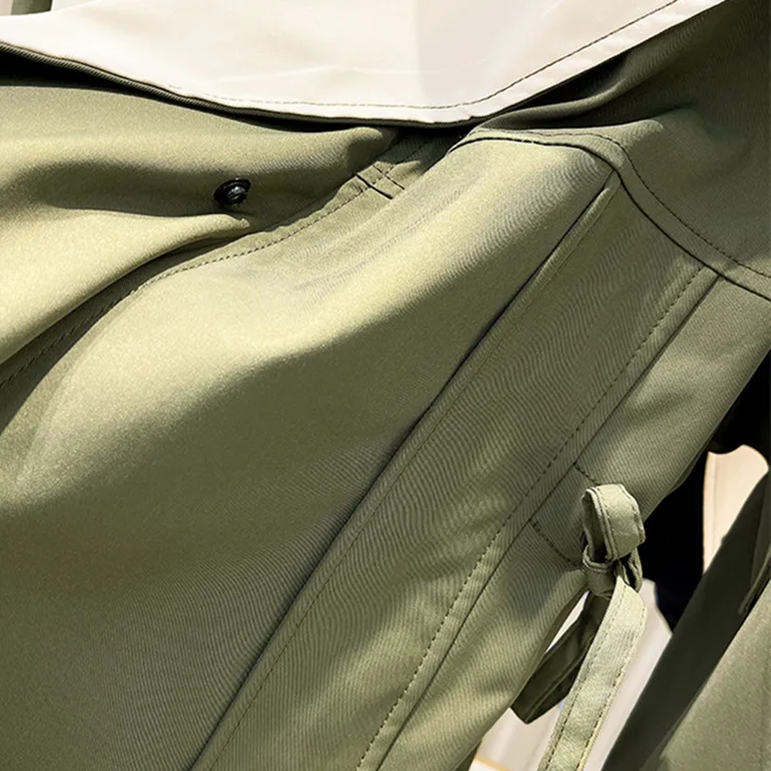 Xanthe | Two-Tone Trench Coat