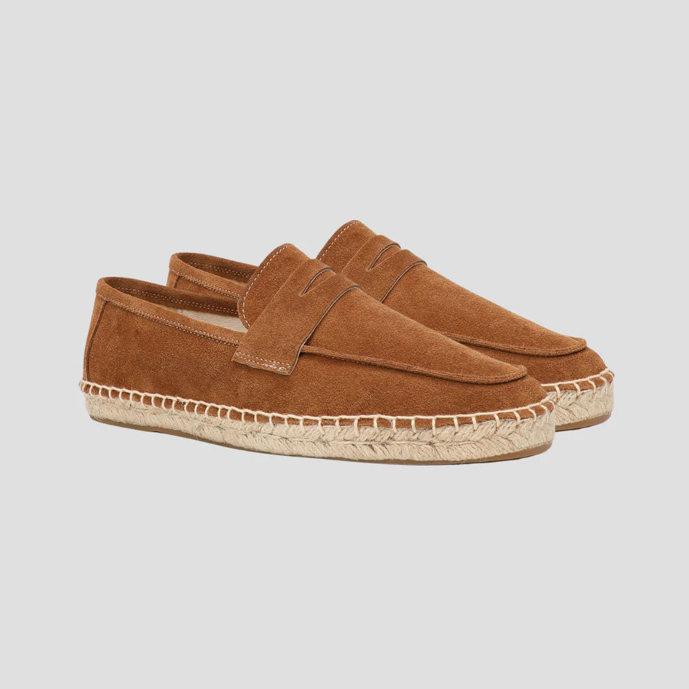 Rupert | Suede Espadrille Loafers